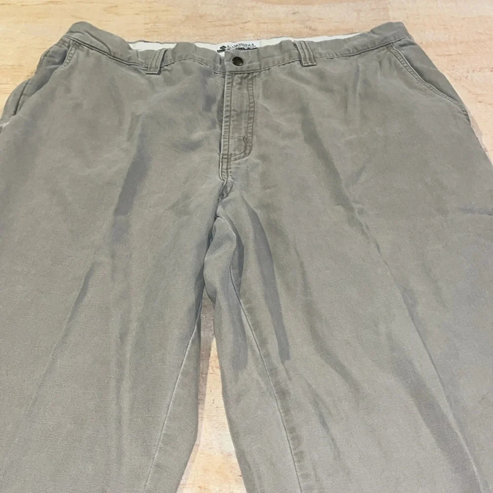 Columbia cotton blend men's pants 40 gray